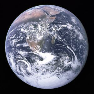 Earth seen from space, the Blue Marble photograph from Apollo 17