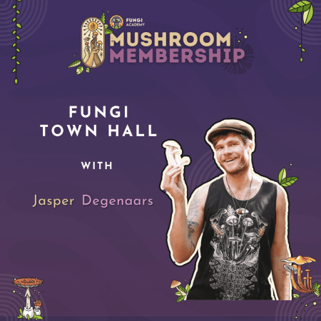 Mushroom Membership - Town Hall with Jasper - Square op2
